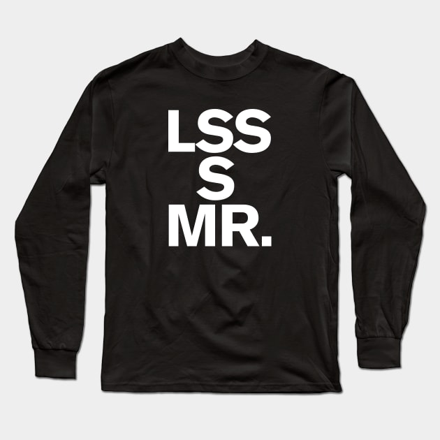 Less is more Art Minimalism Architecture Design Long Sleeve T-Shirt by LaundryFactory